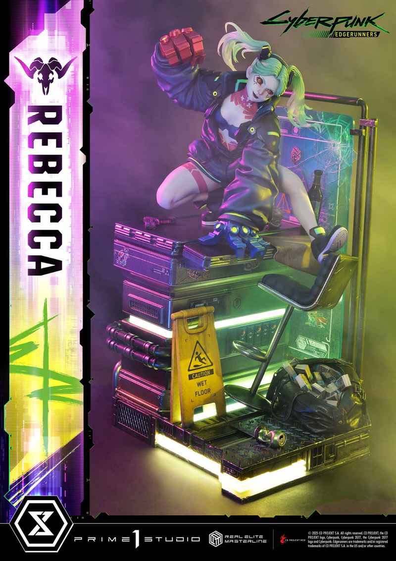 Real Elite Masterline Cyberpunk Edgerunners 1/4 Scale Statue: Rebecca image 3