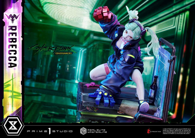 Real Elite Masterline Cyberpunk Edgerunners 1/4 Scale Statue: Rebecca image 29