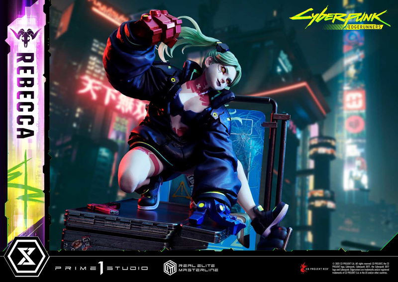 Real Elite Masterline Cyberpunk Edgerunners 1/4 Scale Statue: Rebecca image 30
