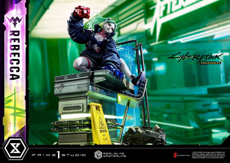 Real Elite Masterline Cyberpunk Edgerunners 1/4 Scale Statue: Rebecca image 32