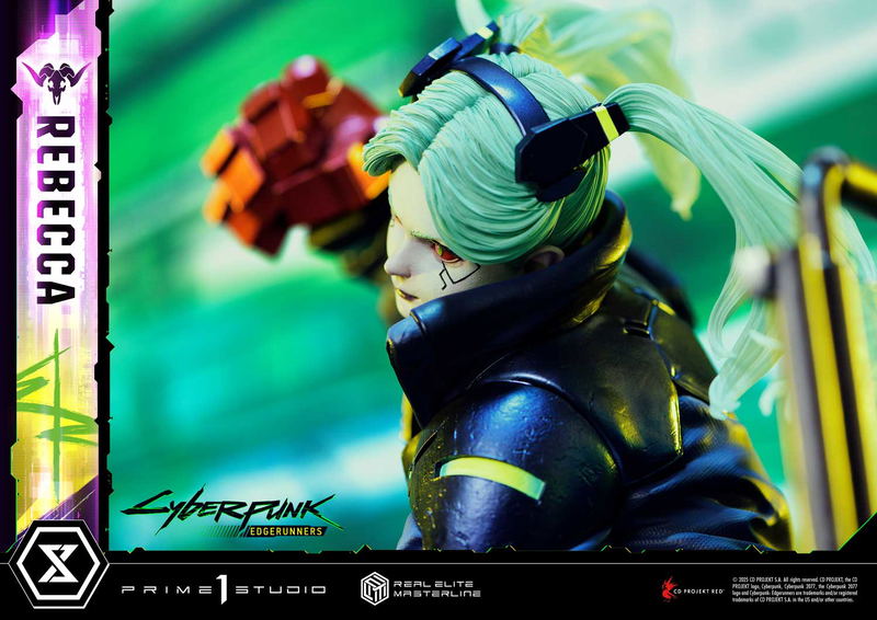 Real Elite Masterline Cyberpunk Edgerunners 1/4 Scale Statue: Rebecca image 34