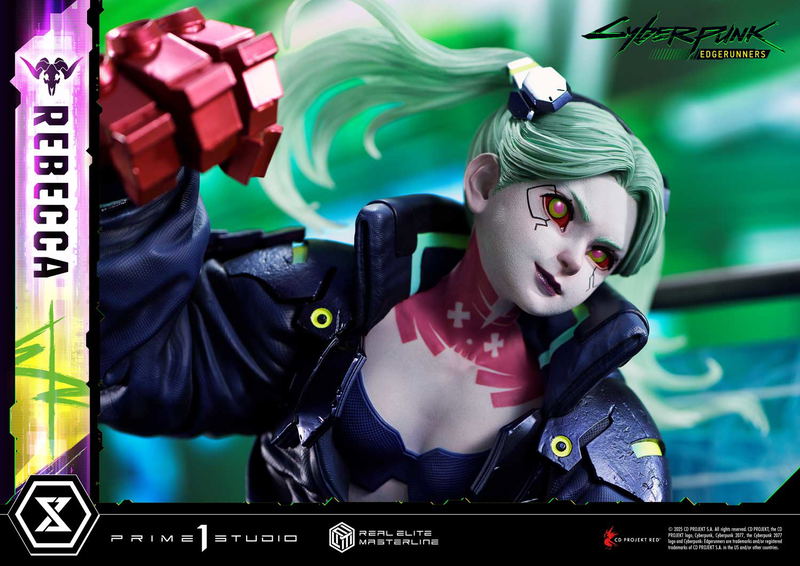 Real Elite Masterline Cyberpunk Edgerunners 1/4 Scale Statue: Rebecca image 35