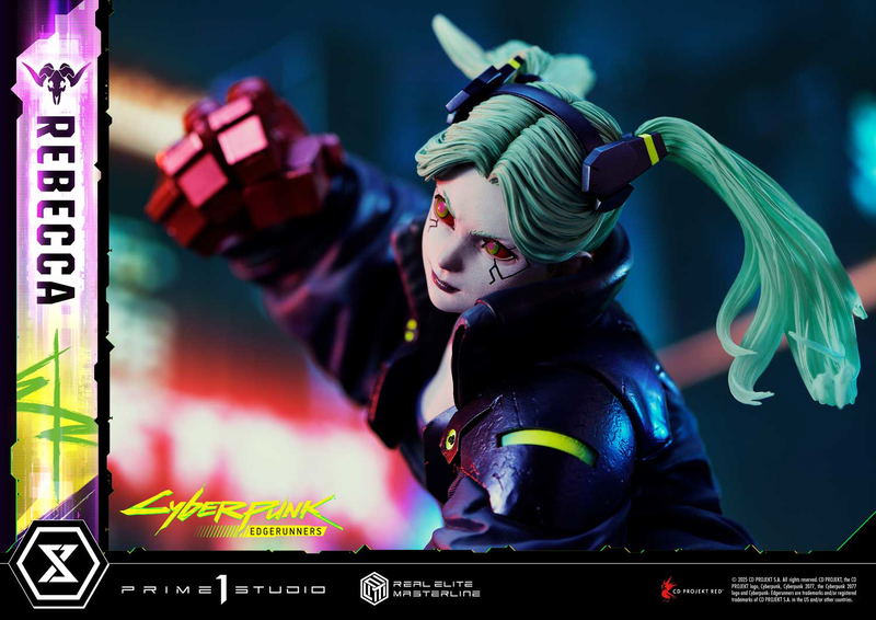 Real Elite Masterline Cyberpunk Edgerunners 1/4 Scale Statue: Rebecca image 36