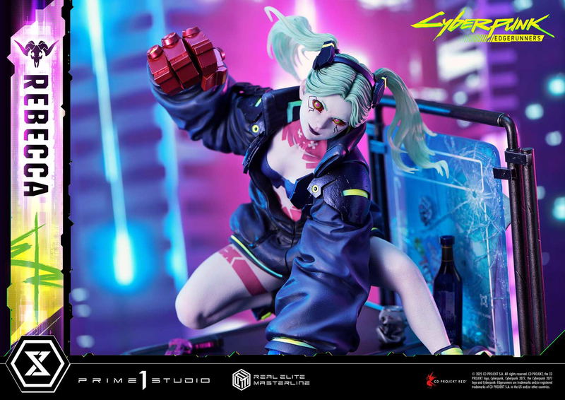 Real Elite Masterline Cyberpunk Edgerunners 1/4 Scale Statue: Rebecca image 37