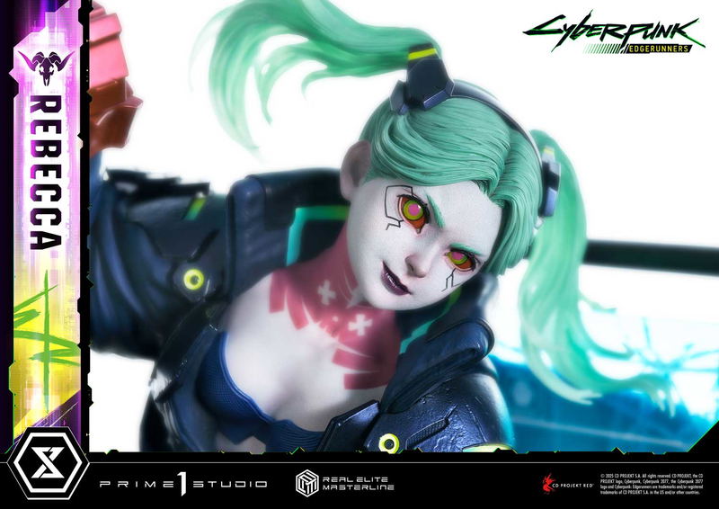 Real Elite Masterline Cyberpunk Edgerunners 1/4 Scale Statue: Rebecca image 38