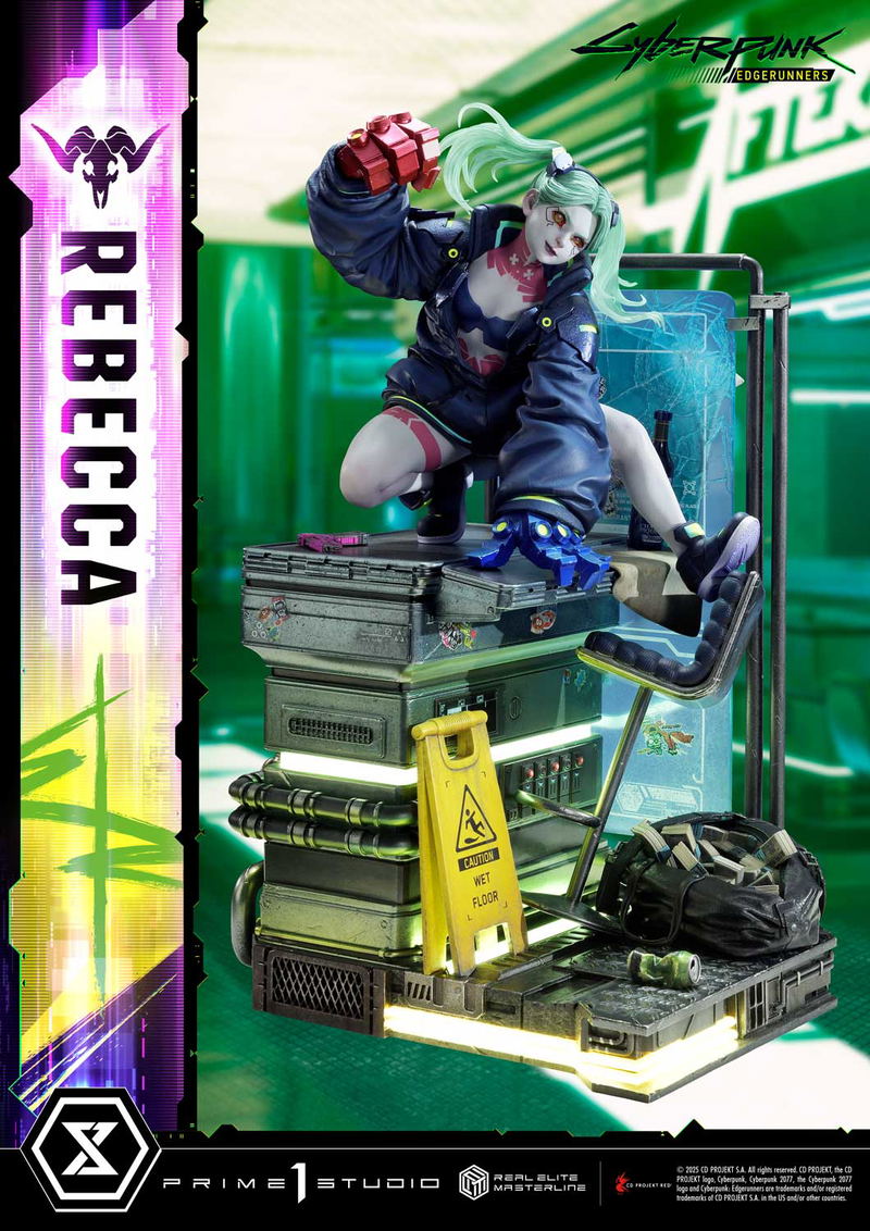 Real Elite Masterline Cyberpunk Edgerunners 1/4 Scale Statue: Rebecca image 4