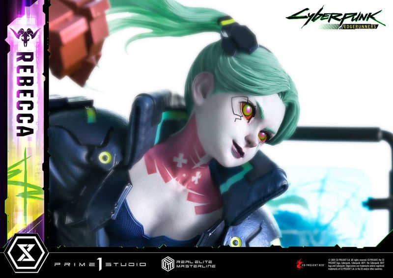Real Elite Masterline Cyberpunk Edgerunners 1/4 Scale Statue: Rebecca image 39