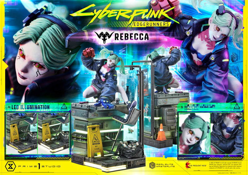 Real Elite Masterline Cyberpunk Edgerunners 1/4 Scale Statue: Rebecca image 47