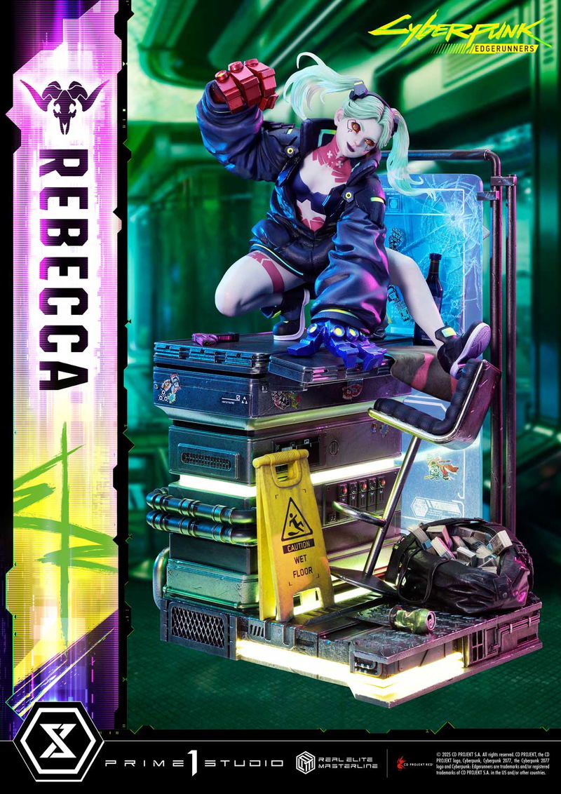 Real Elite Masterline Cyberpunk Edgerunners 1/4 Scale Statue: Rebecca image 5
