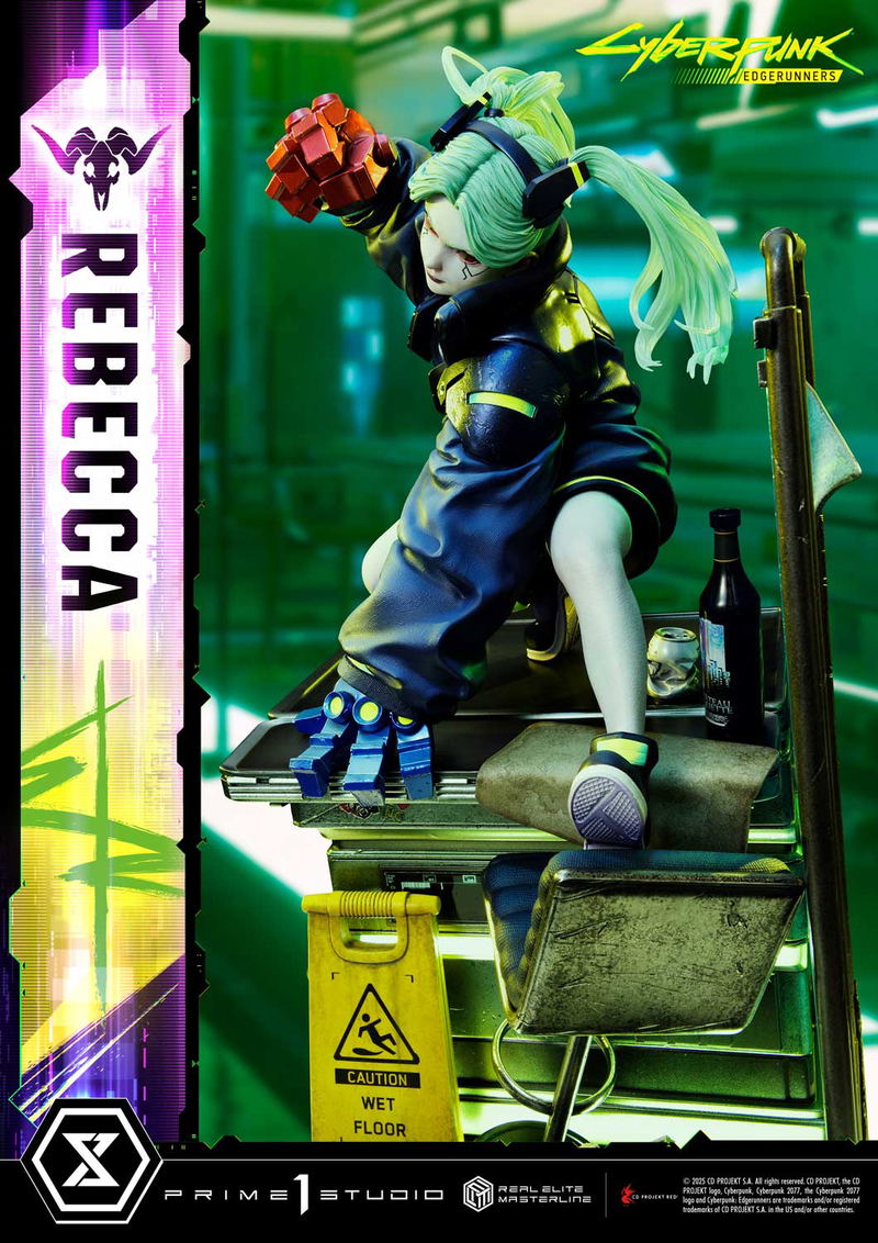 Real Elite Masterline Cyberpunk Edgerunners 1/4 Scale Statue: Rebecca image 8