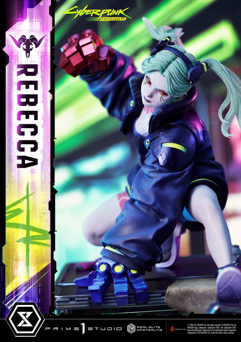Real Elite Masterline Cyberpunk Edgerunners 1/4 Scale Statue: Rebecca image 9