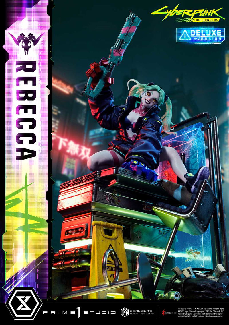 Real Elite Masterline Cyberpunk Edgerunners 1/4 Scale Statue: Rebecca DX Edition image 11