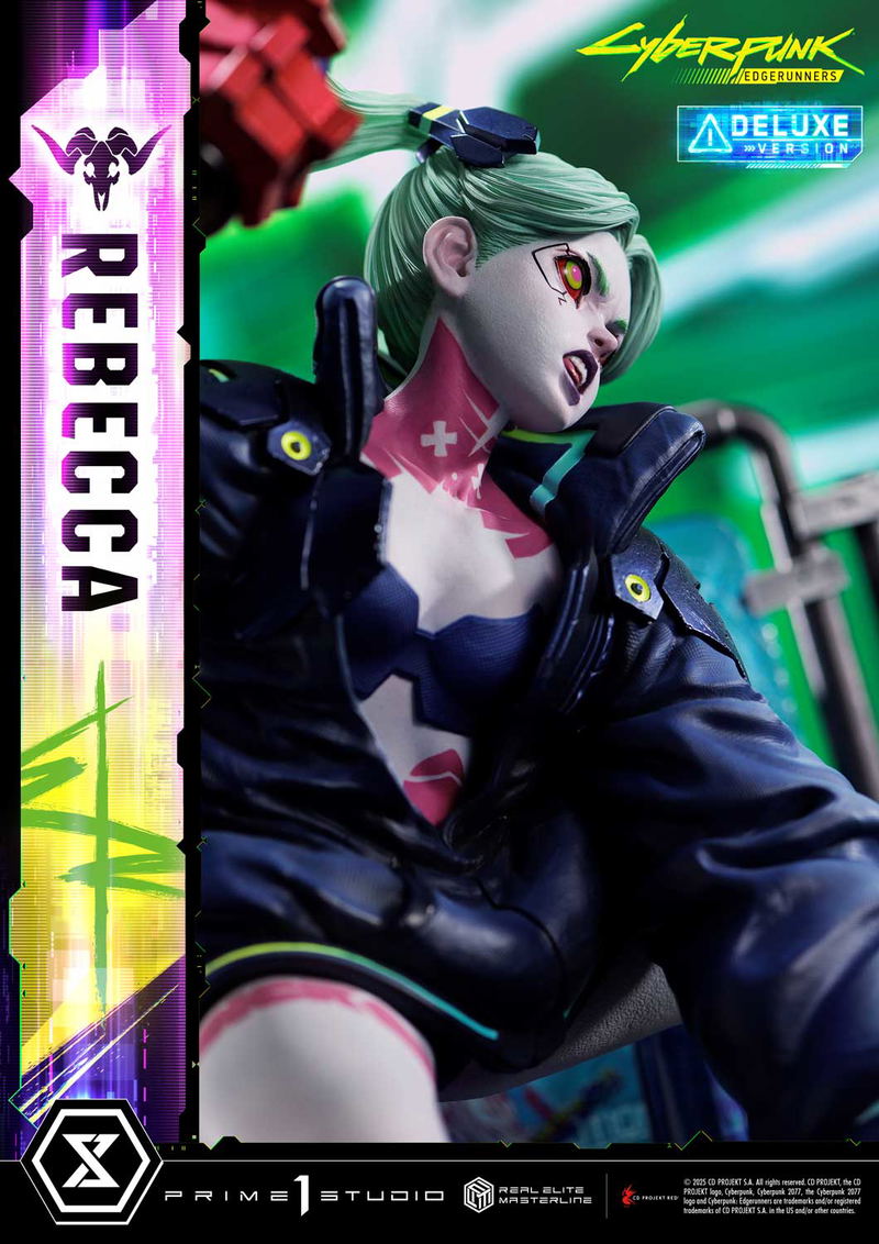 Real Elite Masterline Cyberpunk Edgerunners 1/4 Scale Statue: Rebecca DX Edition image 13