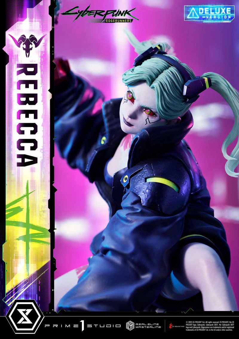 Real Elite Masterline Cyberpunk Edgerunners 1/4 Scale Statue: Rebecca DX Edition image 14