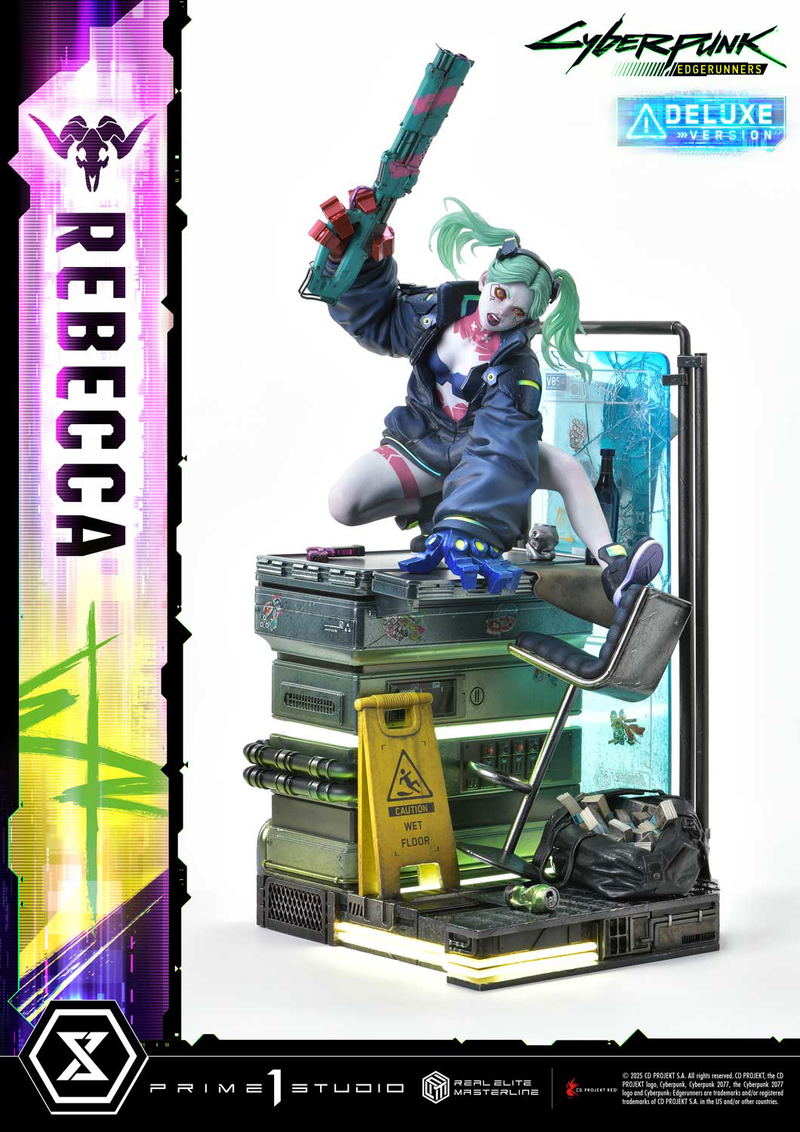 Real Elite Masterline Cyberpunk Edgerunners 1/4 Scale Statue: Rebecca DX Edition image 1
