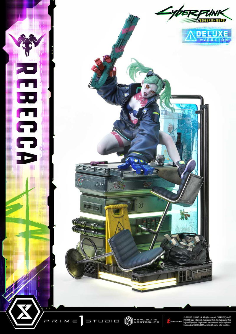 Real Elite Masterline Cyberpunk Edgerunners 1/4 Scale Statue: Rebecca DX Edition image 15