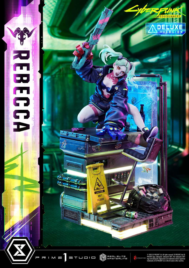 Real Elite Masterline Cyberpunk Edgerunners 1/4 Scale Statue: Rebecca DX Edition image 2