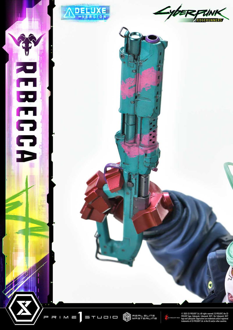 Real Elite Masterline Cyberpunk Edgerunners 1/4 Scale Statue: Rebecca DX Edition image 21