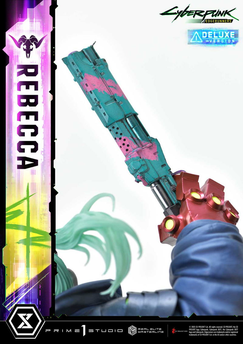 Real Elite Masterline Cyberpunk Edgerunners 1/4 Scale Statue: Rebecca DX Edition image 22
