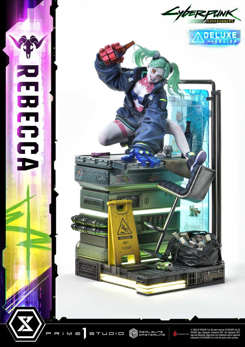 Real Elite Masterline Cyberpunk Edgerunners 1/4 Scale Statue: Rebecca DX Edition image 23