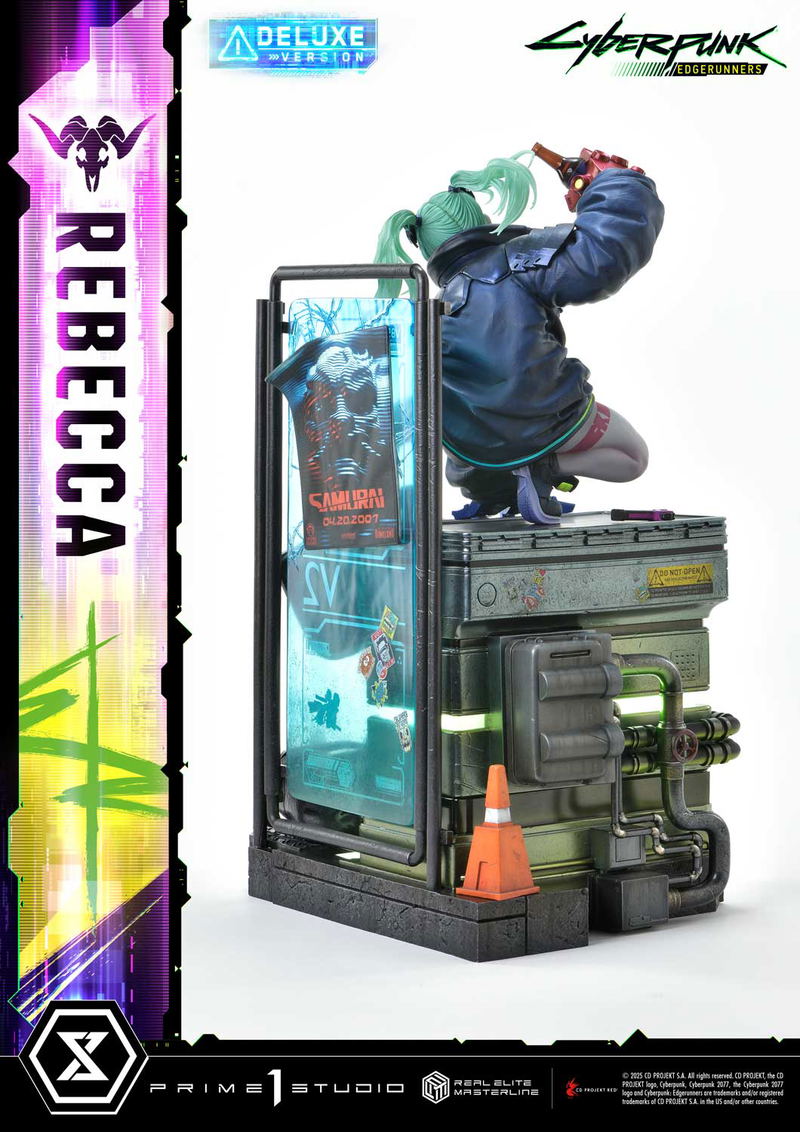 Real Elite Masterline Cyberpunk Edgerunners 1/4 Scale Statue: Rebecca DX Edition image 25