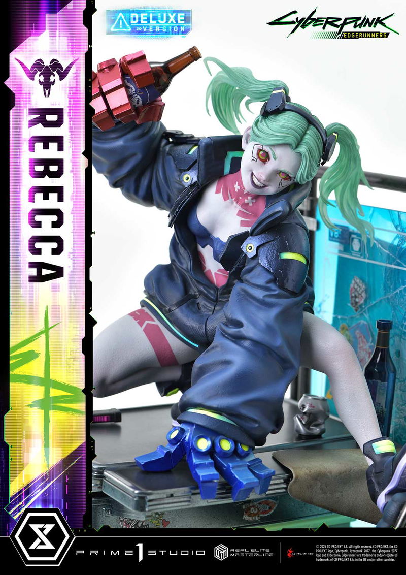 Real Elite Masterline Cyberpunk Edgerunners 1/4 Scale Statue: Rebecca DX Edition image 27