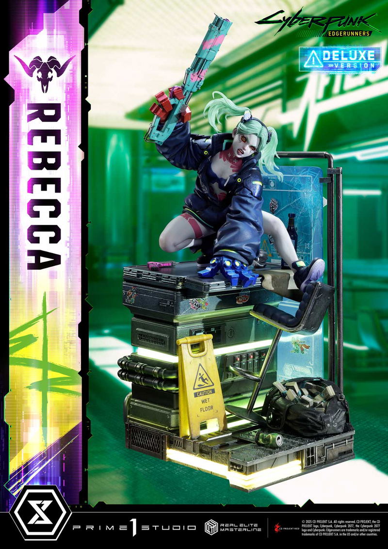 Real Elite Masterline Cyberpunk Edgerunners 1/4 Scale Statue: Rebecca DX Edition image 3