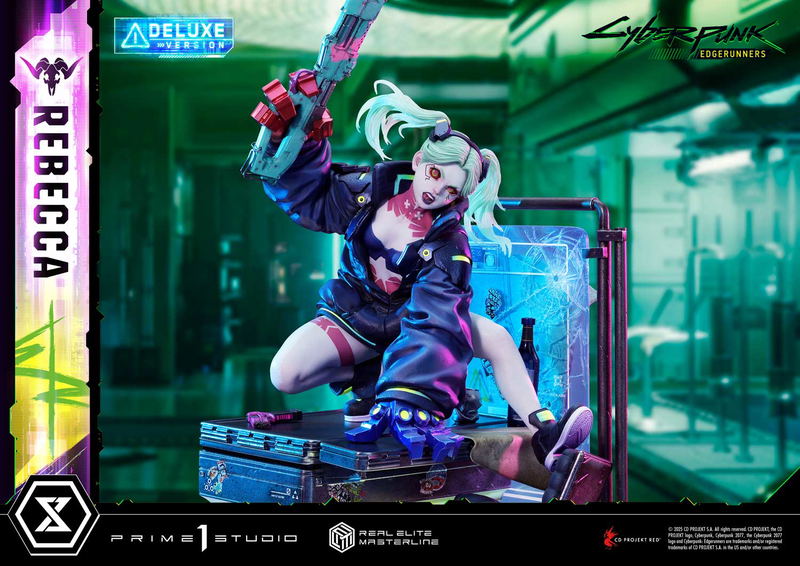 Real Elite Masterline Cyberpunk Edgerunners 1/4 Scale Statue: Rebecca DX Edition image 36