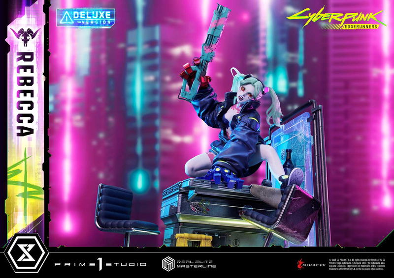 Real Elite Masterline Cyberpunk Edgerunners 1/4 Scale Statue: Rebecca DX Edition image 38