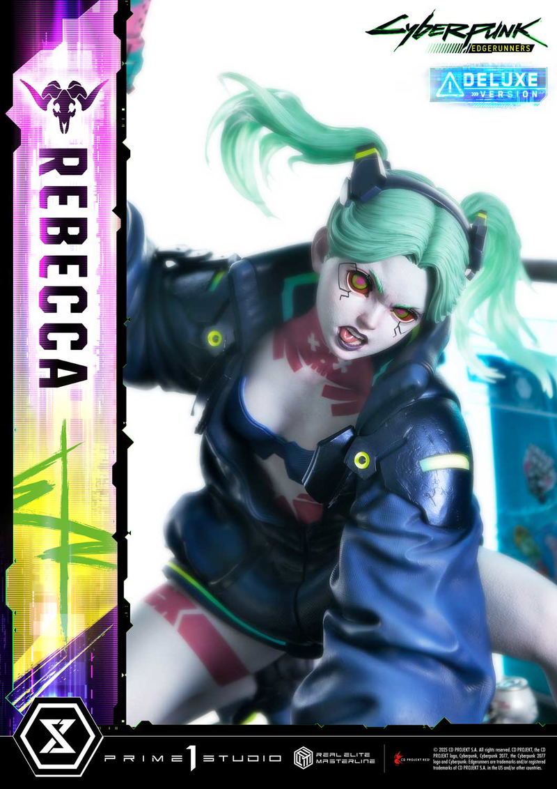 Real Elite Masterline Cyberpunk Edgerunners 1/4 Scale Statue: Rebecca DX Edition image 4