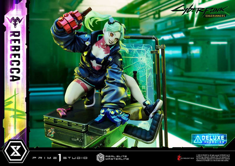 Real Elite Masterline Cyberpunk Edgerunners 1/4 Scale Statue: Rebecca DX Edition image 43