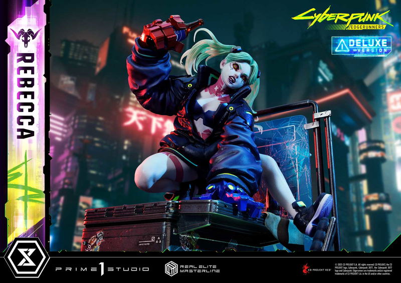 Real Elite Masterline Cyberpunk Edgerunners 1/4 Scale Statue: Rebecca DX Edition image 46