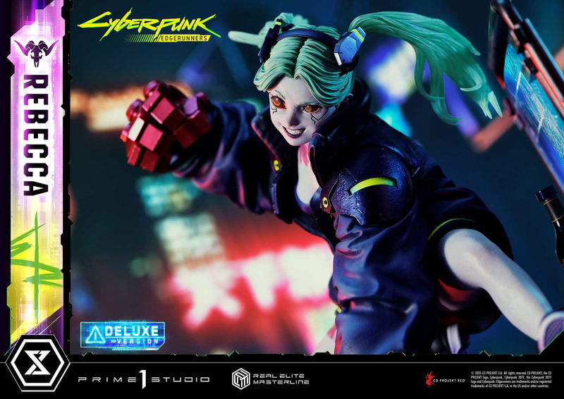 Real Elite Masterline Cyberpunk Edgerunners 1/4 Scale Statue: Rebecca DX Edition image 49