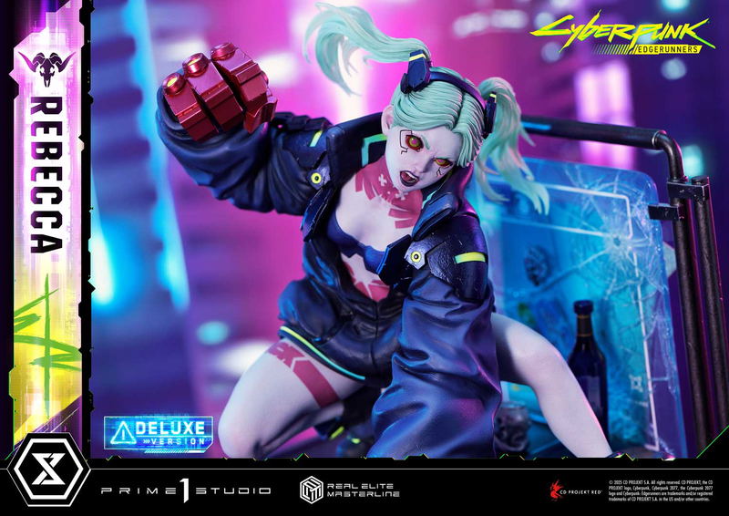 Real Elite Masterline Cyberpunk Edgerunners 1/4 Scale Statue: Rebecca DX Edition image 50