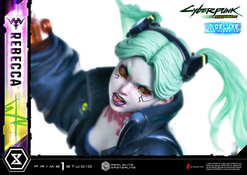 Real Elite Masterline Cyberpunk Edgerunners 1/4 Scale Statue: Rebecca DX Edition image 54