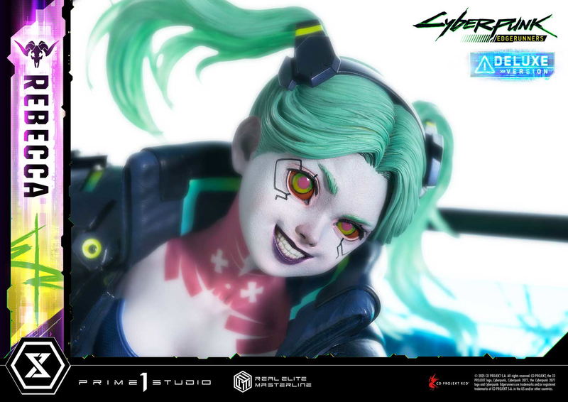 Real Elite Masterline Cyberpunk Edgerunners 1/4 Scale Statue: Rebecca DX Edition image 55