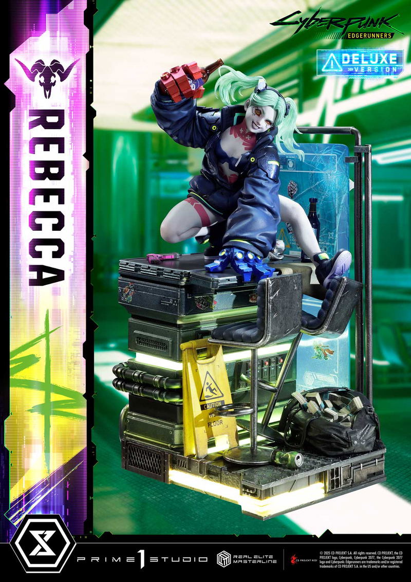 Real Elite Masterline Cyberpunk Edgerunners 1/4 Scale Statue: Rebecca DX Edition image 6