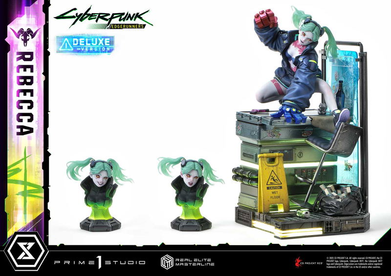 Real Elite Masterline Cyberpunk Edgerunners 1/4 Scale Statue: Rebecca DX Edition image 59