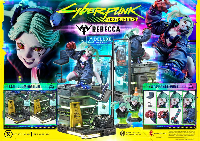 Real Elite Masterline Cyberpunk Edgerunners 1/4 Scale Statue: Rebecca DX Edition image 61