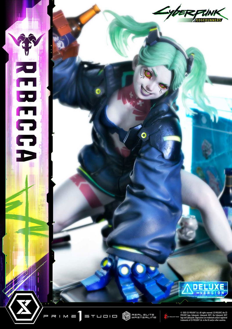 Real Elite Masterline Cyberpunk Edgerunners 1/4 Scale Statue: Rebecca DX Edition image 7
