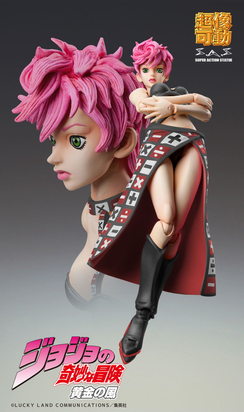 Super Action Statue JoJo's Bizarre Adventure Part V: Trish Una Ver. Black image 5