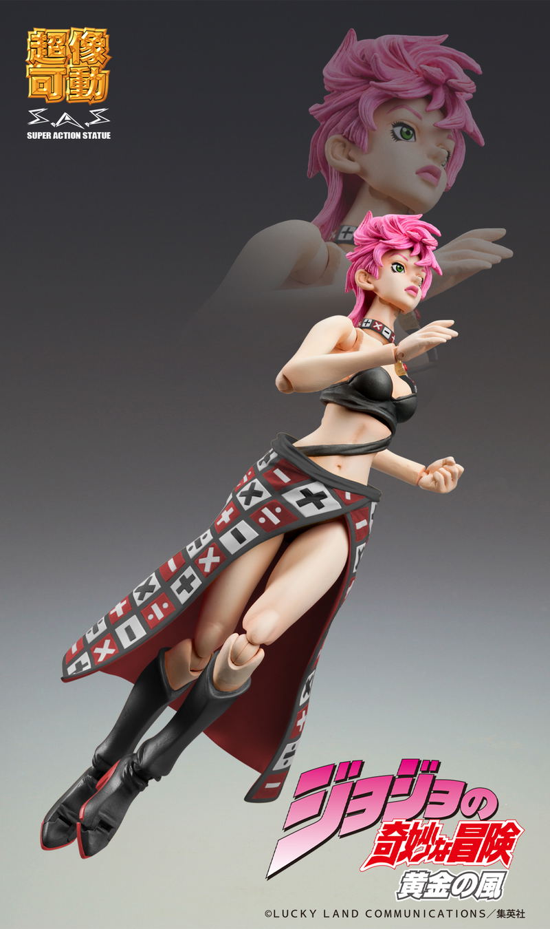 Super Action Statue JoJo's Bizarre Adventure Part V: Trish Una Ver. Black image 6
