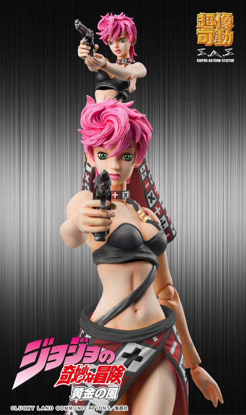 Super Action Statue JoJo's Bizarre Adventure Part V: Trish Una Ver. Black image 9