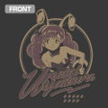 TV Anime Urusei Yatsura - Bunny Girl Ran T-shirt (Sumi | Size M) thumbnail 2