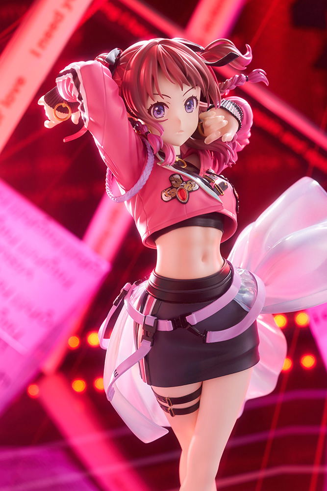 Gakuen Idolmaster 1/7 Scale Pre-Painted Figure: Hanami Saki -Fighting My Way- image 2