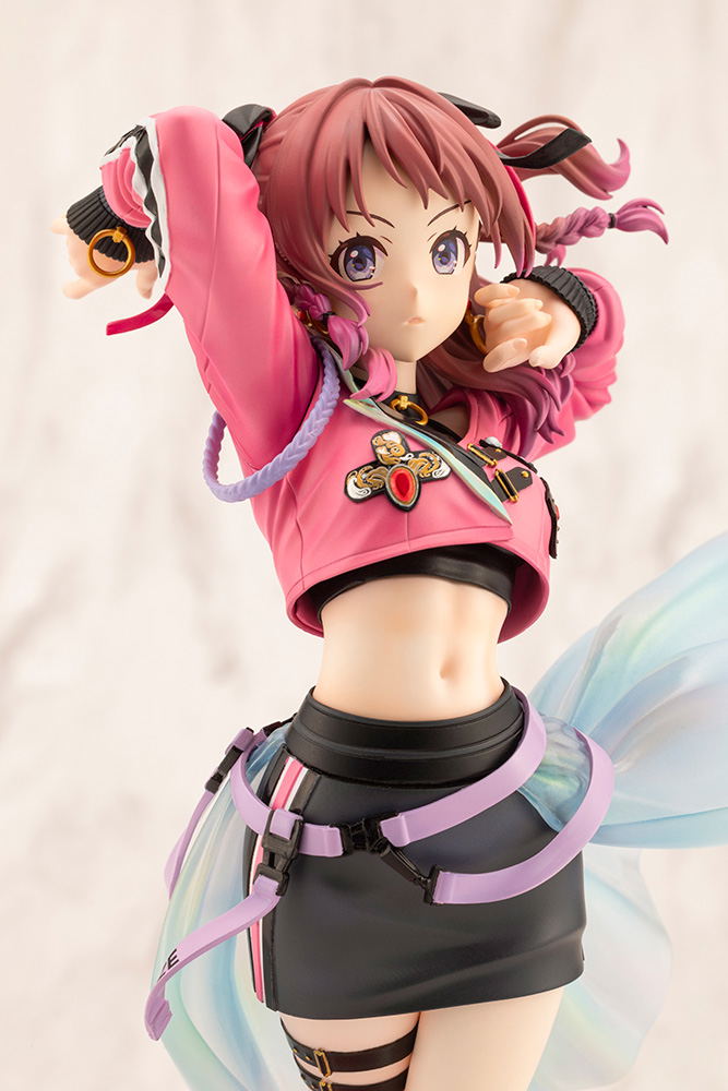Gakuen Idolmaster 1/7 Scale Pre-Painted Figure: Hanami Saki -Fighting My Way- image 12