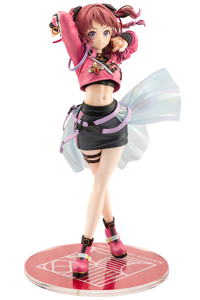 Gakuen Idolmaster 1/7 Scale Pre-Painted Figure: Hanami Saki -Fighting My Way- image 1