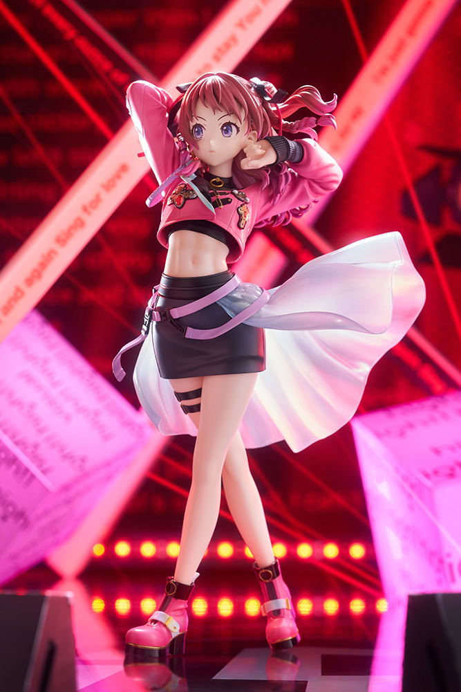 Gakuen Idolmaster 1/7 Scale Pre-Painted Figure: Hanami Saki -Fighting My Way- image 4