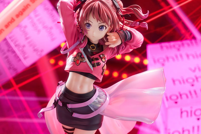 Gakuen Idolmaster 1/7 Scale Pre-Painted Figure: Hanami Saki -Fighting My Way- image 5
