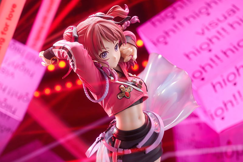 Gakuen Idolmaster 1/7 Scale Pre-Painted Figure: Hanami Saki -Fighting My Way- image 6